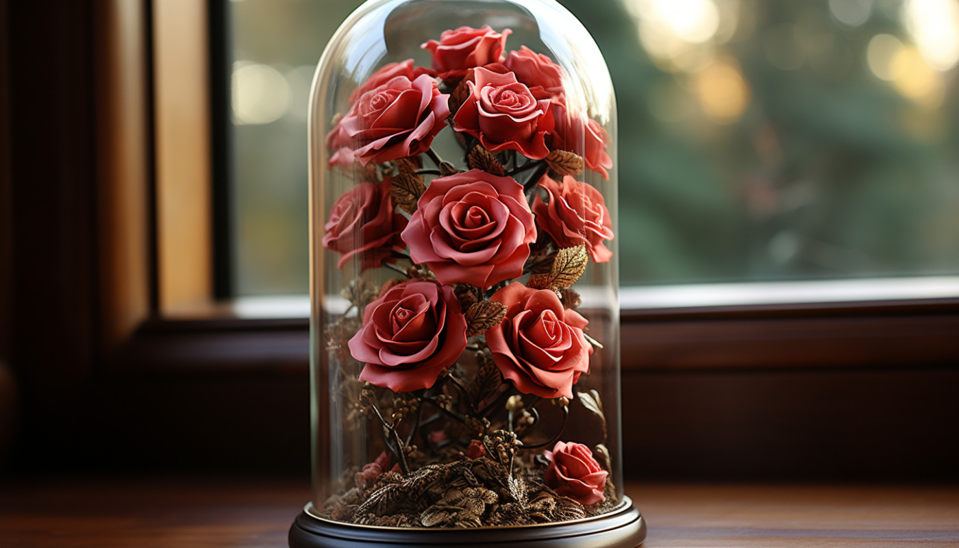 Combien pour avoir les roses éternelles sous cloche ?